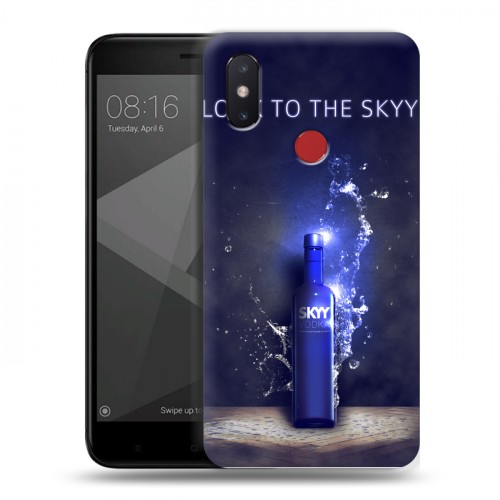 Дизайнерский пластиковый чехол для Xiaomi Mi8 SE Skyy Vodka