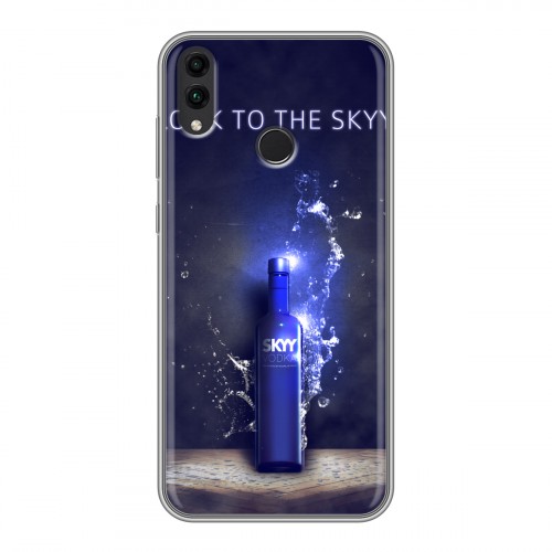 Дизайнерский силиконовый чехол для Huawei Honor 8C Skyy Vodka