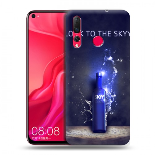 Дизайнерский пластиковый чехол для Huawei Nova 4 Skyy Vodka