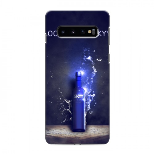 Дизайнерский силиконовый чехол для Samsung Galaxy S10 Skyy Vodka
