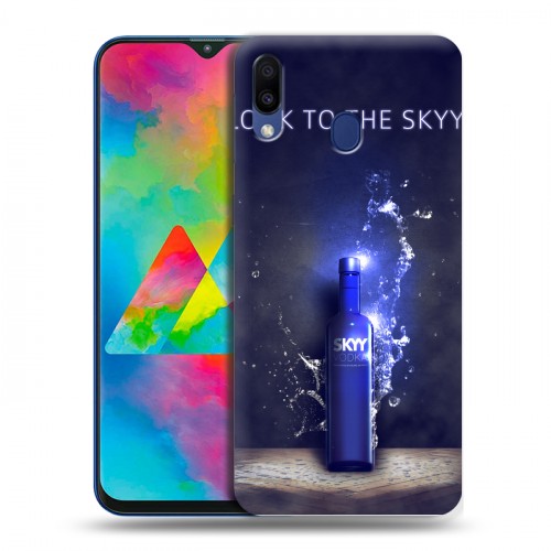 Дизайнерский пластиковый чехол для Samsung Galaxy M20 Skyy Vodka