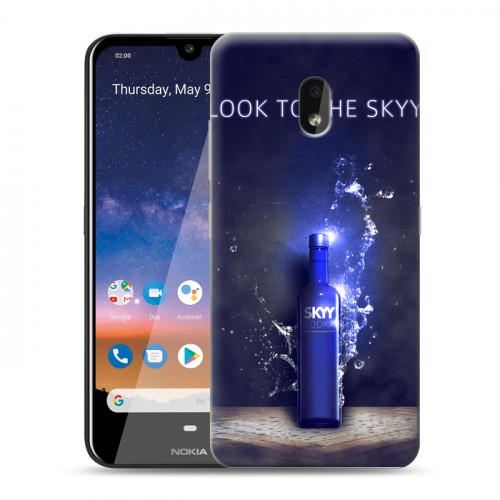 Дизайнерский силиконовый чехол для Nokia 2.2 Skyy Vodka