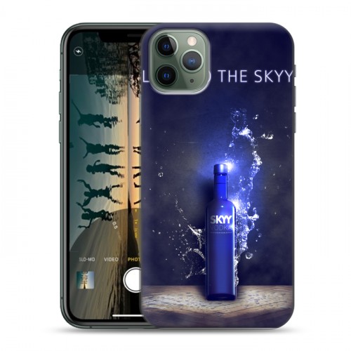 Дизайнерский пластиковый чехол для Iphone 11 Pro Skyy Vodka