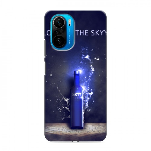 Дизайнерский силиконовый чехол для Xiaomi Poco F3 Skyy Vodka