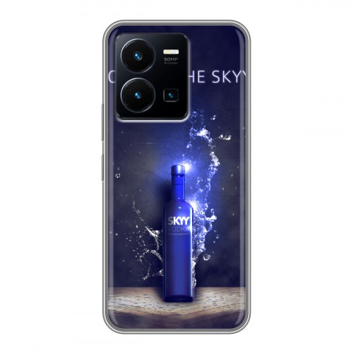 Дизайнерский силиконовый чехол для Vivo Y35 Skyy Vodka