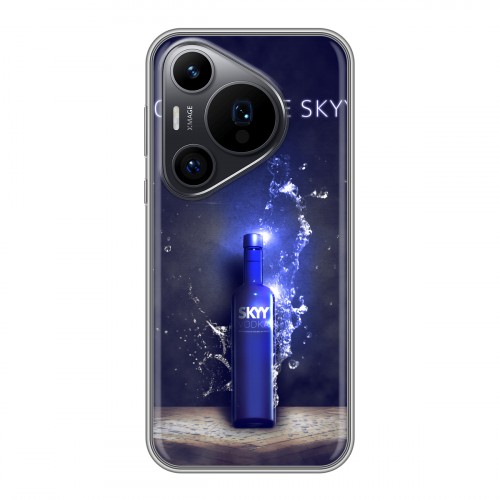 Дизайнерский силиконовый чехол для Huawei Pura 70 Pro Skyy Vodka