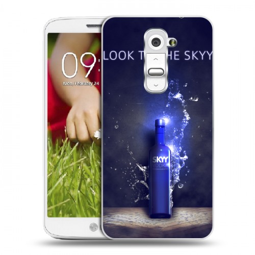Дизайнерский пластиковый чехол для LG Optimus G2 mini Skyy Vodka