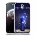 Дизайнерский пластиковый чехол для Lenovo A859 Ideaphone Skyy Vodka