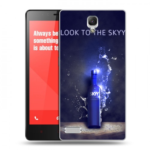 Дизайнерский силиконовый чехол для Xiaomi RedMi Note Skyy Vodka