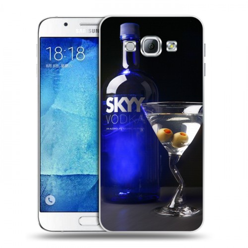 Дизайнерский пластиковый чехол для Samsung Galaxy A8 Skyy Vodka