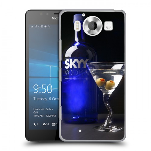 Дизайнерский пластиковый чехол для Microsoft Lumia 950 Skyy Vodka