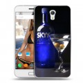 Дизайнерский силиконовый чехол для ZUK Z1 Skyy Vodka