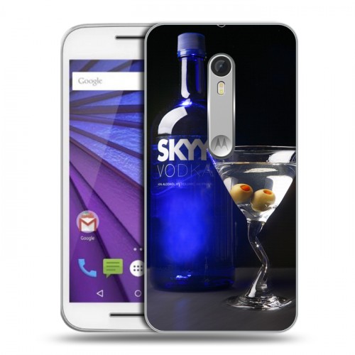 Дизайнерский пластиковый чехол для Lenovo Moto G Skyy Vodka