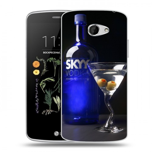 Дизайнерский силиконовый чехол для LG K5 Skyy Vodka