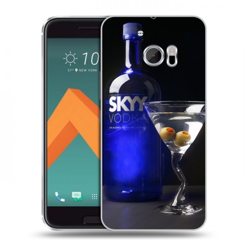 Дизайнерский пластиковый чехол для HTC 10 Skyy Vodka