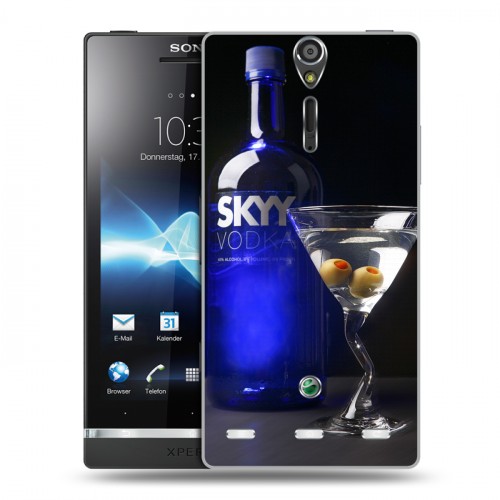 Дизайнерский пластиковый чехол для Sony Xperia S Skyy Vodka