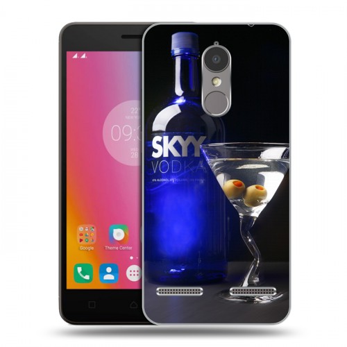 Дизайнерский силиконовый чехол для Lenovo K6 Skyy Vodka