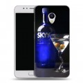 Дизайнерский силиконовый чехол для Meizu M5s Skyy Vodka