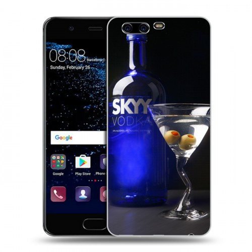 Дизайнерский пластиковый чехол для Huawei P10 Skyy Vodka