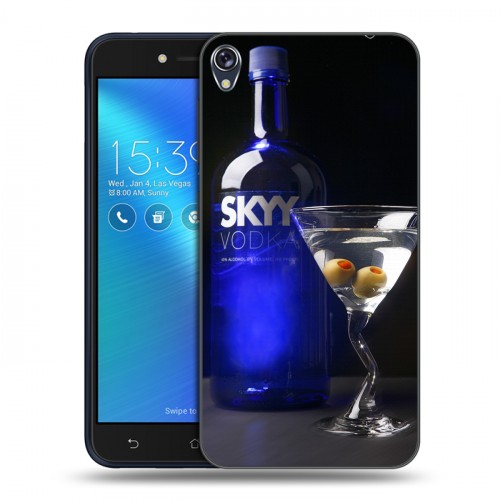 Дизайнерский силиконовый чехол для Asus ZenFone Live Skyy Vodka