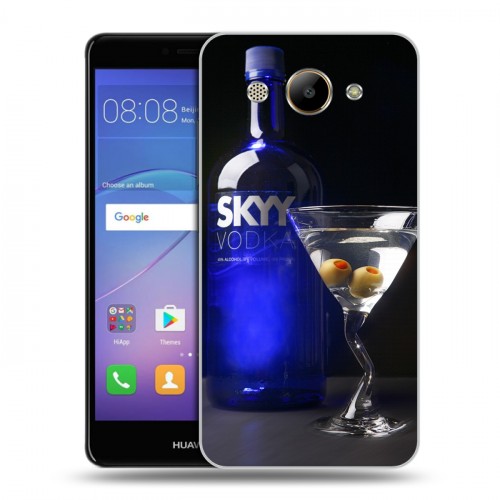 Дизайнерский пластиковый чехол для Huawei Y3 (2017) Skyy Vodka