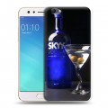 Дизайнерский силиконовый чехол для OPPO F3 Skyy Vodka