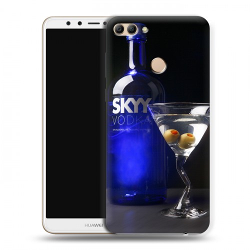 Дизайнерский пластиковый чехол для Huawei Y9 (2018) Skyy Vodka