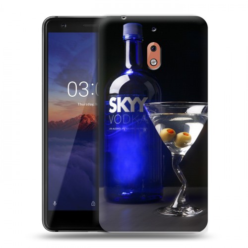 Дизайнерский силиконовый чехол для Nokia 2.1 Skyy Vodka