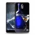 Дизайнерский силиконовый чехол для Nokia 3.1 Skyy Vodka