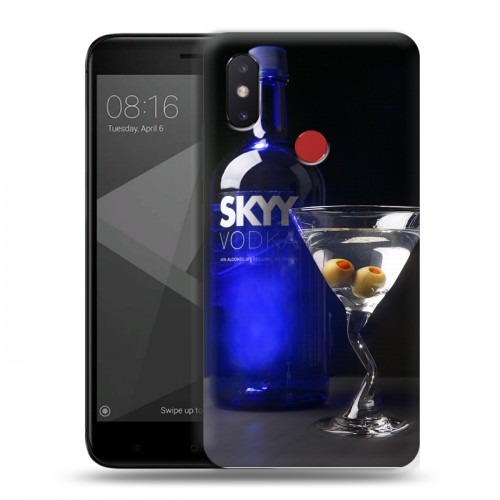 Дизайнерский пластиковый чехол для Xiaomi Mi8 SE Skyy Vodka