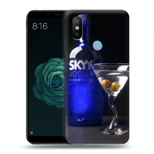 Дизайнерский силиконовый чехол для Xiaomi Mi A2 Skyy Vodka