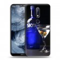 Дизайнерский силиконовый чехол для Nokia 6.1 Plus Skyy Vodka