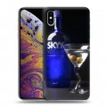 Дизайнерский силиконовый чехол для Iphone Xs Max Skyy Vodka