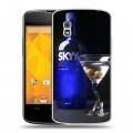 Дизайнерский пластиковый чехол для LG Google Nexus 4 Skyy Vodka