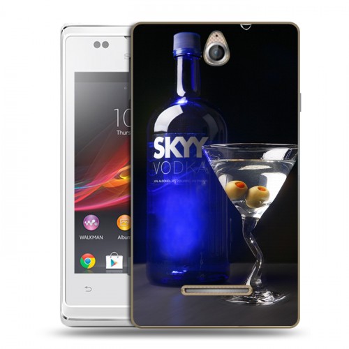 Дизайнерский пластиковый чехол для Sony Xperia E Skyy Vodka