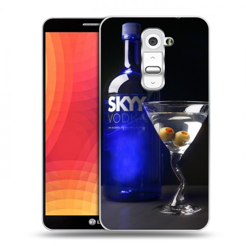 Дизайнерский пластиковый чехол для LG Optimus G2 Skyy Vodka