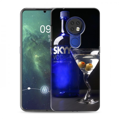 Дизайнерский силиконовый чехол для Nokia 6.2 Skyy Vodka