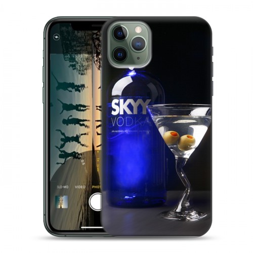 Дизайнерский пластиковый чехол для Iphone 11 Pro Skyy Vodka