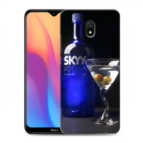 Дизайнерский силиконовый с усиленными углами чехол для Xiaomi RedMi 8A Skyy Vodka