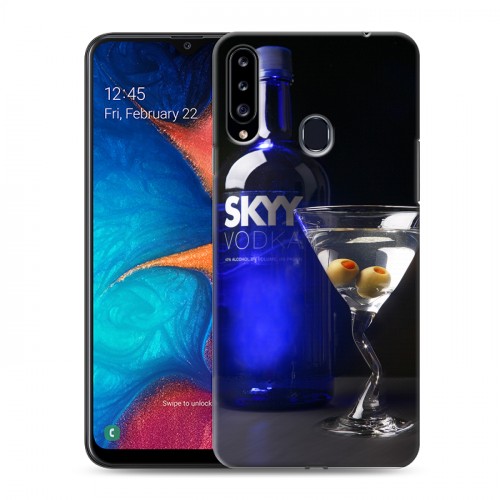 Дизайнерский пластиковый чехол для Samsung Galaxy A20s Skyy Vodka