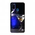 Дизайнерский силиконовый чехол для Samsung Galaxy M30s Skyy Vodka