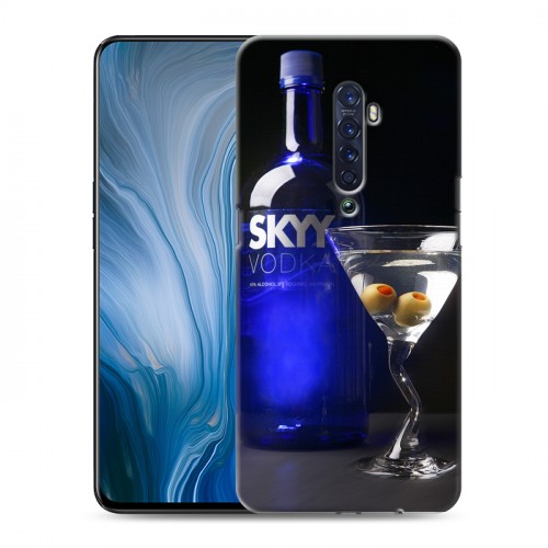 Дизайнерский силиконовый с усиленными углами чехол для OPPO Reno2 Z Skyy Vodka