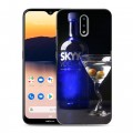 Дизайнерский пластиковый чехол для Nokia 2.3 Skyy Vodka