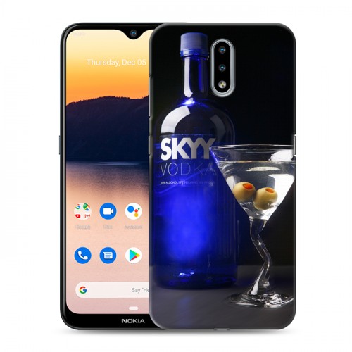 Дизайнерский пластиковый чехол для Nokia 2.3 Skyy Vodka