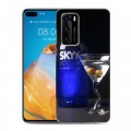 Дизайнерский пластиковый чехол для Huawei P40 Skyy Vodka