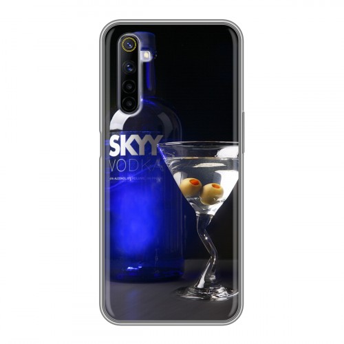 Дизайнерский силиконовый чехол для Realme 6 Skyy Vodka