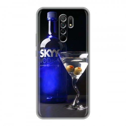 Дизайнерский силиконовый чехол для Xiaomi RedMi 9 Skyy Vodka