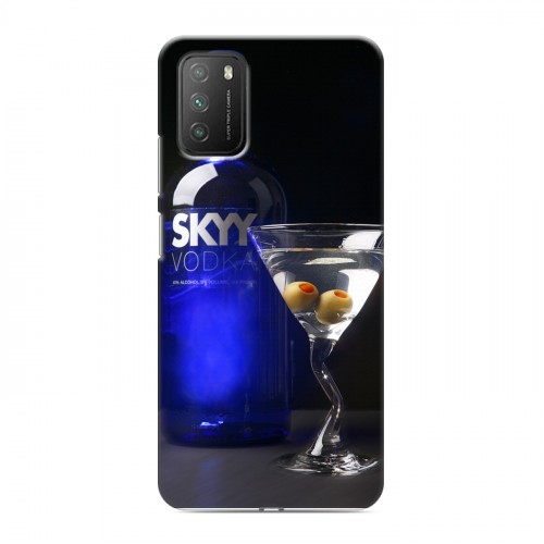 Дизайнерский пластиковый чехол для Xiaomi Poco M3 Skyy Vodka