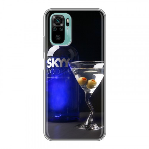 Дизайнерский силиконовый чехол для Xiaomi RedMi Note 10 Skyy Vodka