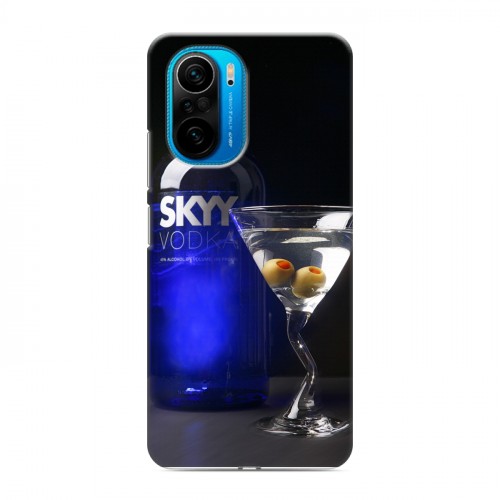 Дизайнерский силиконовый чехол для Xiaomi Poco F3 Skyy Vodka